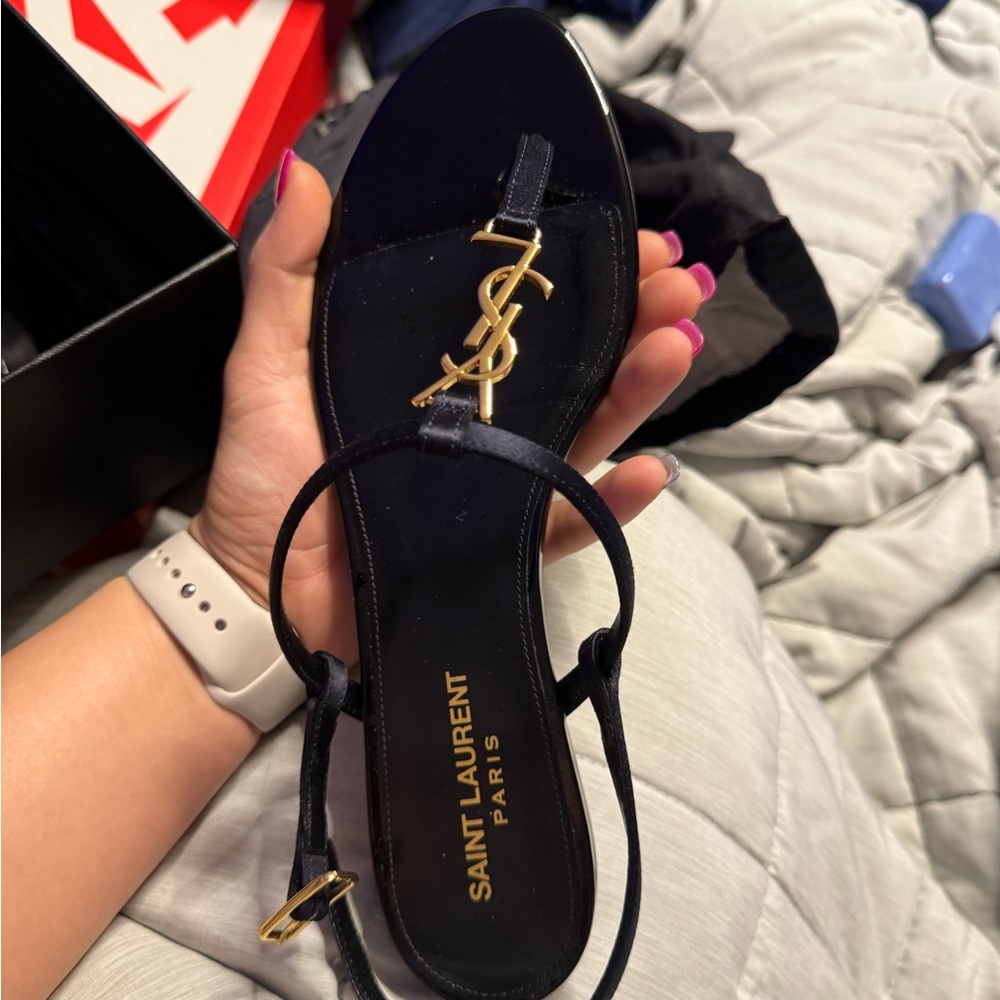 YSL sandals size 10 - WORN ONCE !!!
